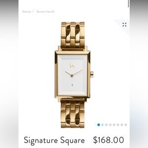 💛 MVMT💛 Gold Signature Square Watch